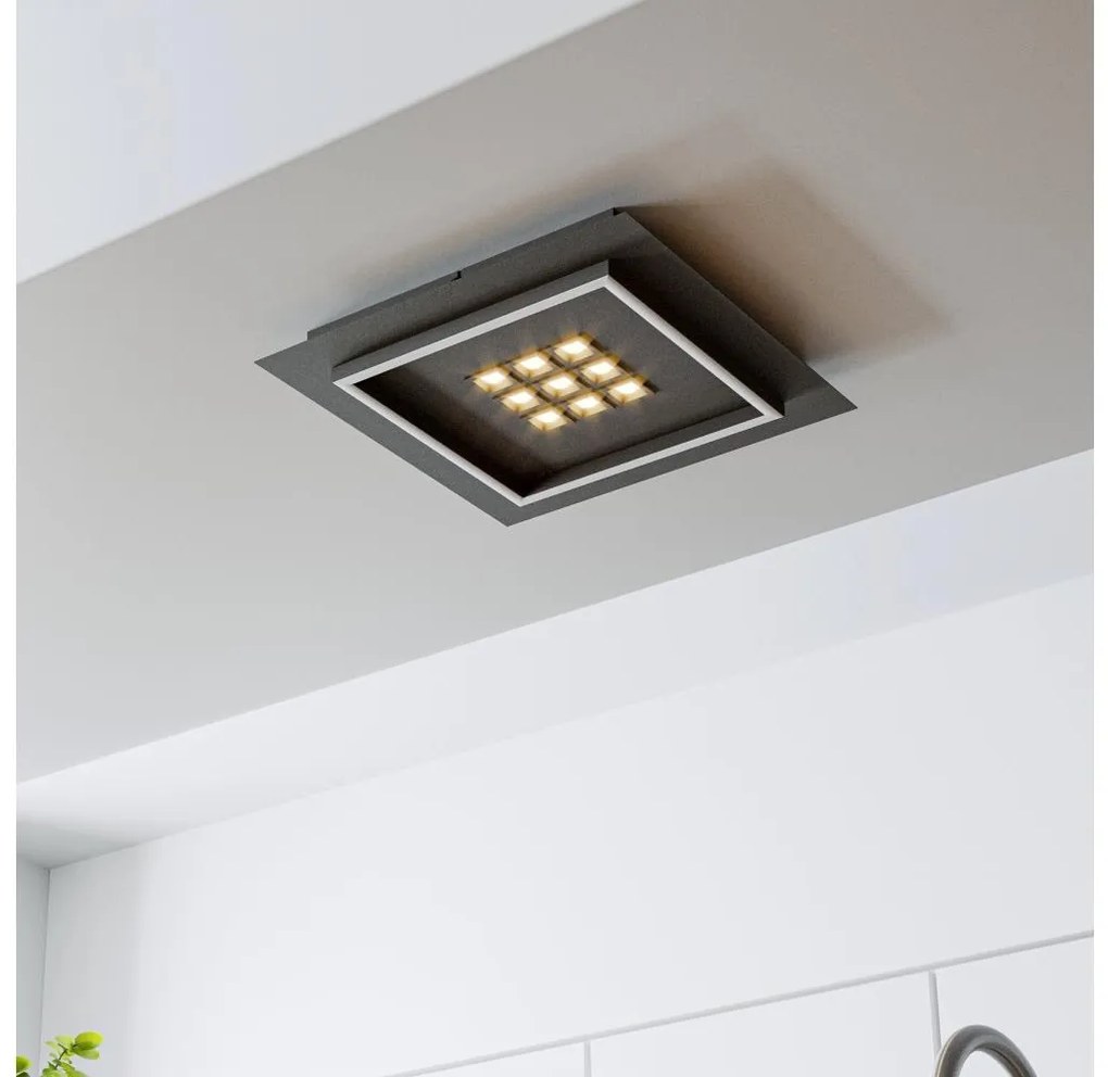 Eglo 901192 - Plafoniera LED dimmerabile BALAZOTE LED/21,4W/230V nero +RC