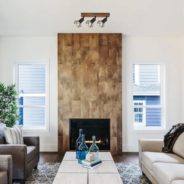 Rabalux 3139 - Faretto ZEUS 3xE14/40W/230V rovere