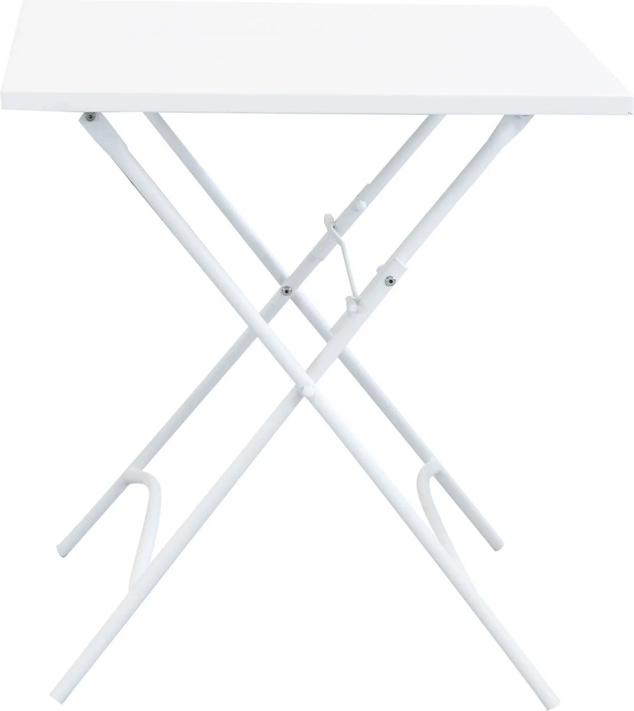 ROMANUS - tavolo da giardino quadrato pieghevole in ferro