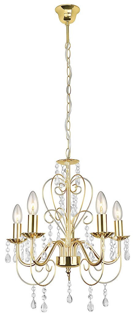 Lampada da soffitto EBT009-5CP GOLD