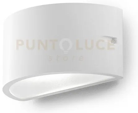 Ges1050- applique doppia emissione 1 luce attacco e27 colore grigio...