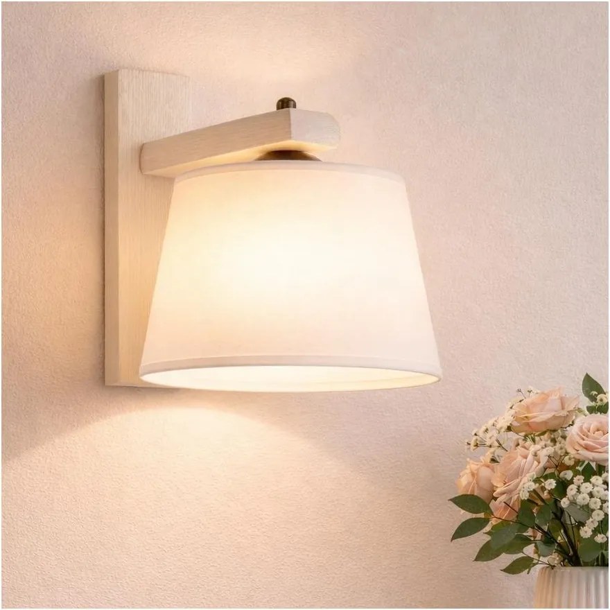 Applique AIDA 1xE27/60W/230V rovere