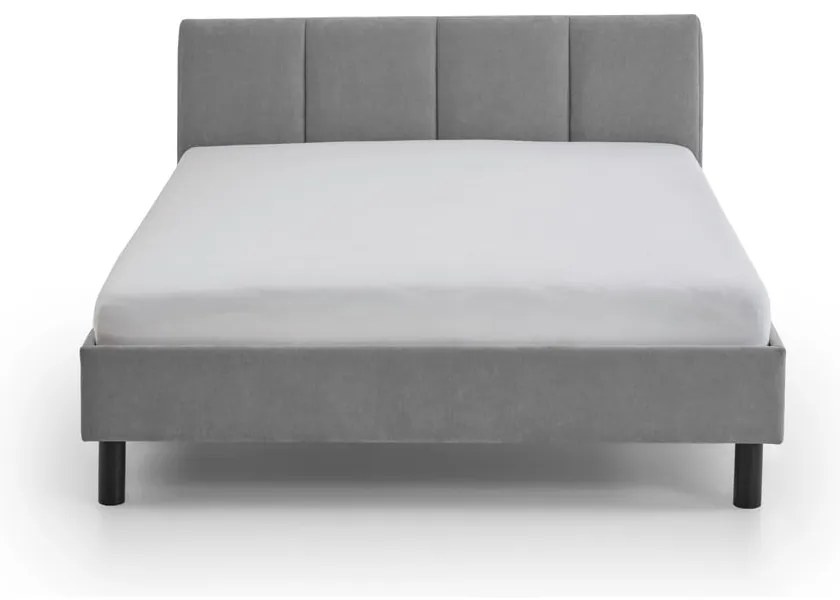 Letto matrimoniale imbottito grigio rete non inclusa 140x200 cm Joker – Meise Möbel