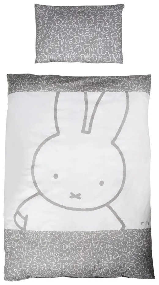 Biancheria da letto per culla in cotone 100x135 cm Miffy - Roba