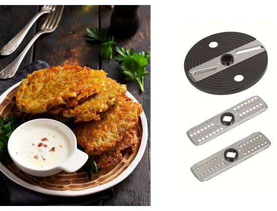 Concept RM3300 - Robot da cucina con grattugia 1000W/230V nero/acciaio inossidabile