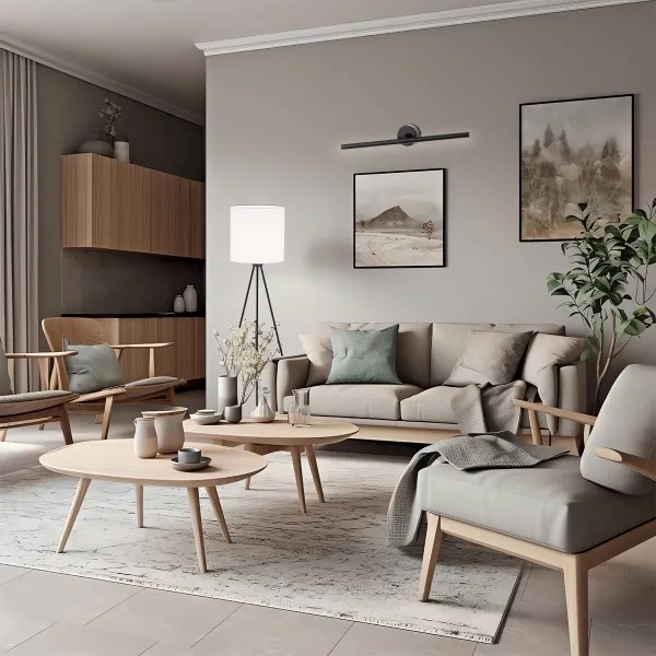 Argon 8600 - Lampada LED da quadro MIRIAM LED/18W/230V 3000K 100 cm nero