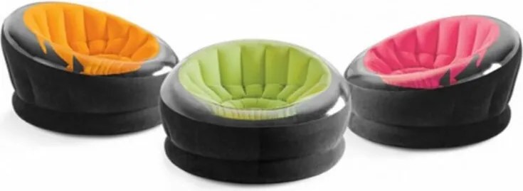 Poltroncina Airbed Impero gonfiabile verde portata max 100 kg cm112x109x69h - Intex
