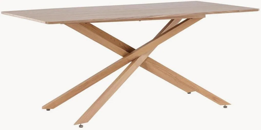 Tavolo effetto legno Piazza, 180 x 90 cm