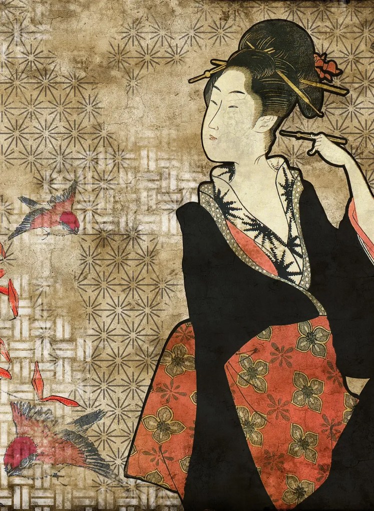 Coordonne Carta da parati panoramica Geisha Graffiti - 8000036N
