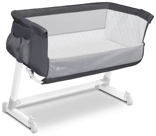 Lionelo - Lettino da viaggio THEO Grigio scuro