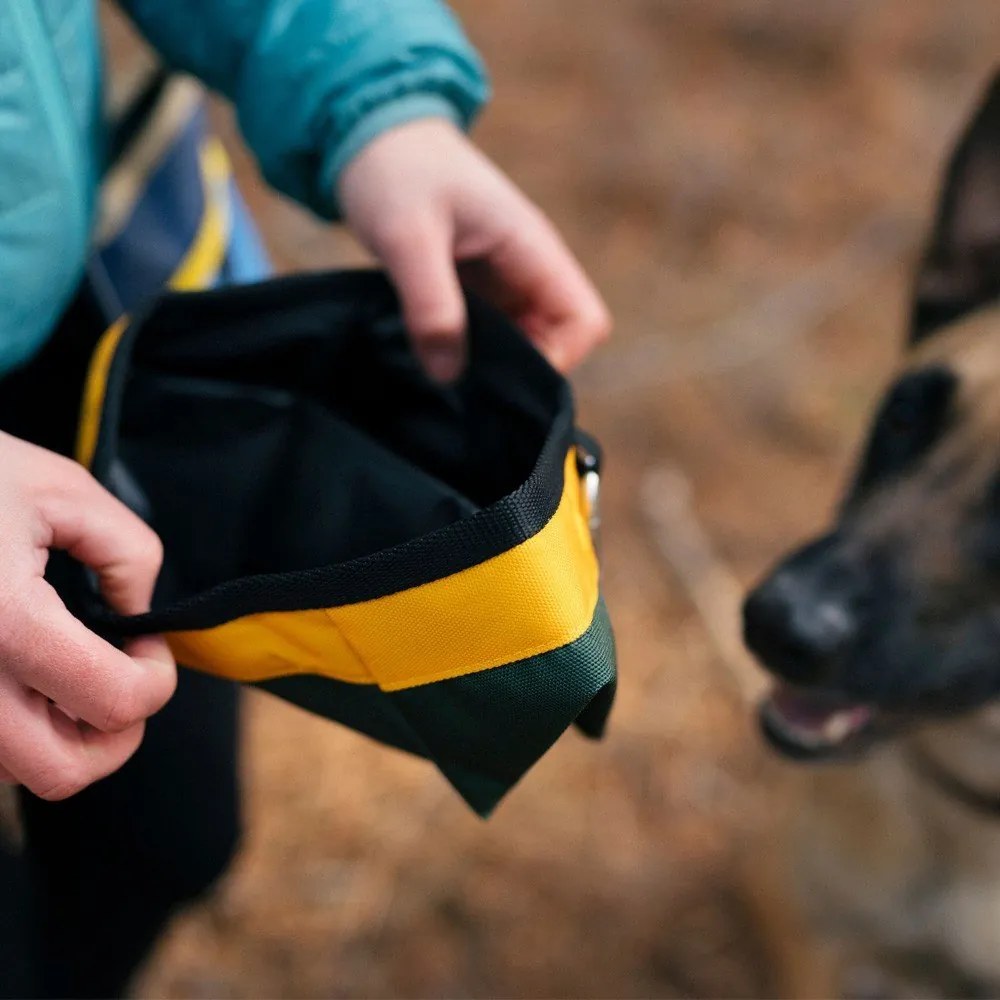 Ciotola da viaggio pieghevole in tessuto ø 18 cm Moss - P.L.A.Y.