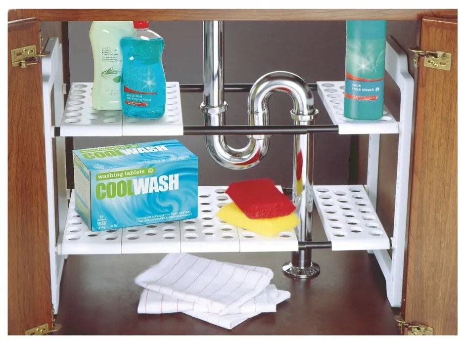 Organizzatore bianco sotto il lavello - Addis