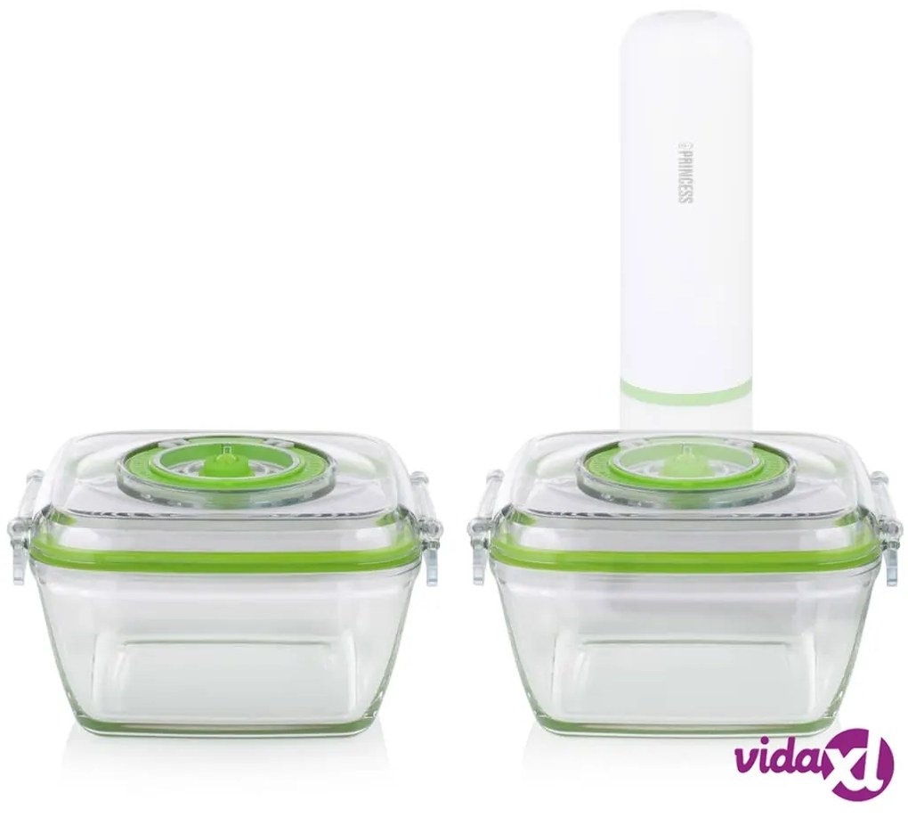 Princess Set Contenitori per Alimenti 2 pz S Trasparenti