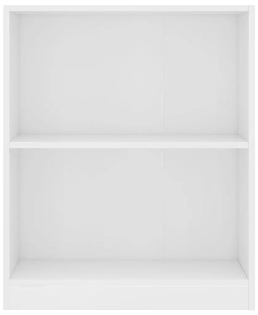 Libreria bianca 60x24x74,5 cm in legno multistrato