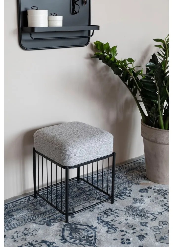 Poggiapiedi grigio chiaro Milou – White Label