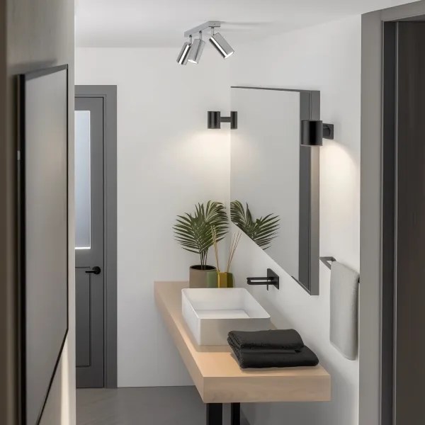 Brilagi - Luce Spot da bagno SELE 3xGU10/30W/230V IP44 cromo lucido