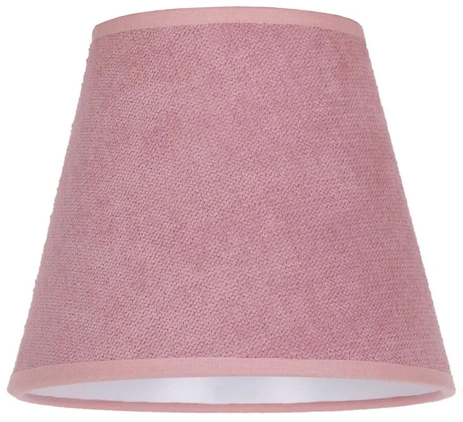 Duolla - Paralume per lampada da tavolo SOFIA XS E14 diametro 18,5 cm rosa