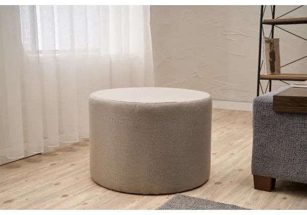 Pouf RABO Ø 58 cm beige