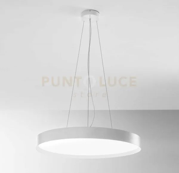 Ava s/m -  lampadario a sospensione bianco a led 3000-4000k 8500-89...