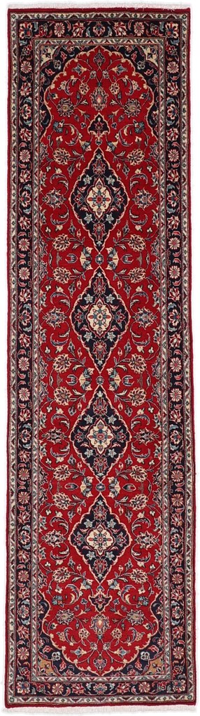 Kashan Tappeto 80 x 290 (Iran) Annodato A Mano