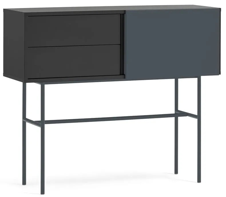 Consolle nero-antracite 35x110 cm Nube - Teulat