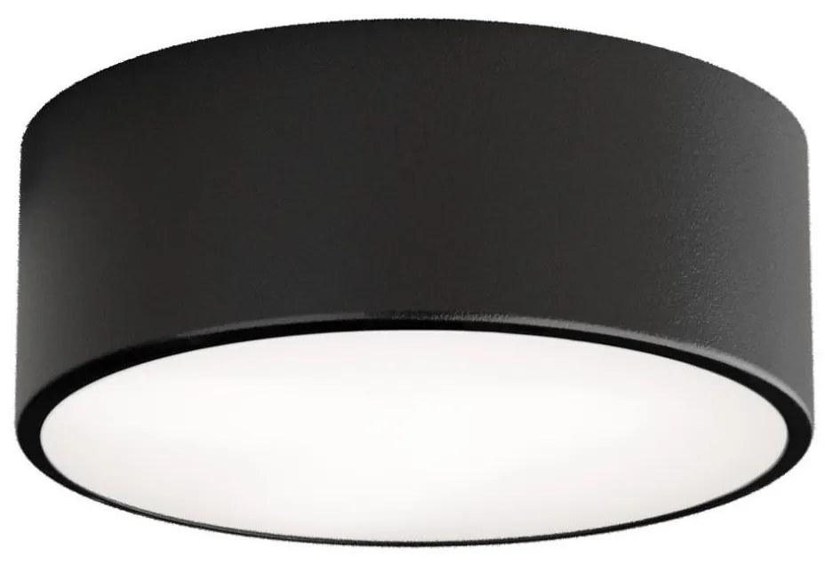 Plafoniera da bagno CLEO 1xE27/24W/230V diametro 20 cm nero IP54