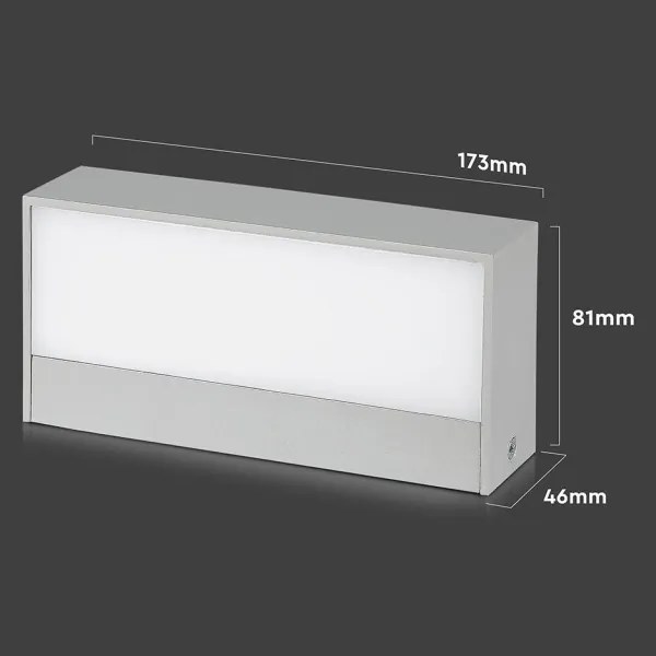 LED Applique da esterno LED/9W/230V 4000K IP65