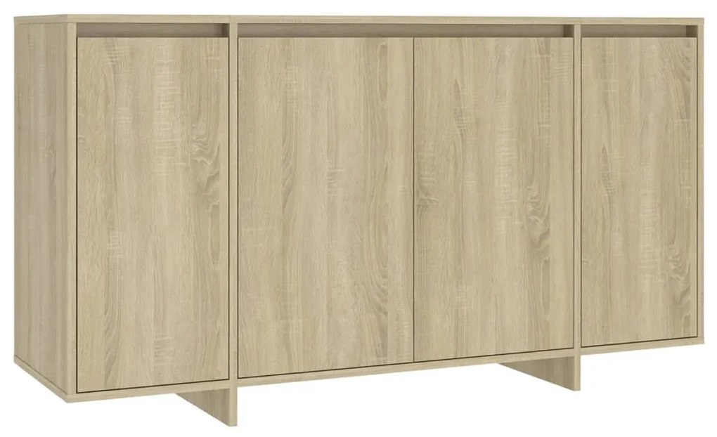 Credenza rovere sonoma 135x41x75 cm in truciolato