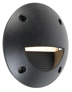 Faretto da parete da esterno moderno nero incl. LED IP65 - Leti