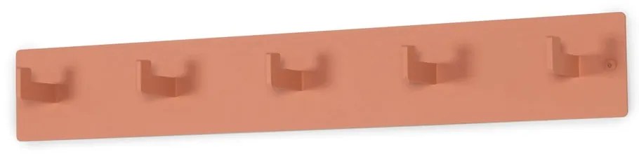 Attaccapanni da parete color salmone in metallo 70 cm Leatherman – Spinder Design