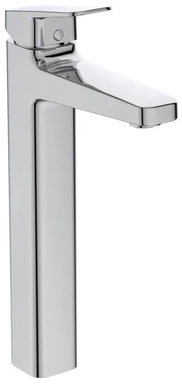Rubinetto per lavabo getto laminare cristallino Ceraplan cromo lucido IDEAL STANDARD H 32.1 cm