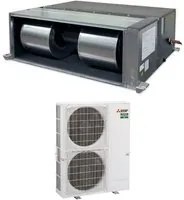 Climatizzatore Condizionatore Mitsubishi Electric Canalizzato Canalizzabile Inverter Alta Prevalenza 65000 Btu PEA-M200LA + PUZ-M200YKA Trifase R-32 Wi-Fi Optional