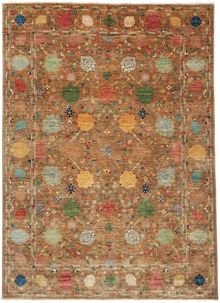 Samarkand Tappeto orientale 240 x 170 Verde (Pakistan) Annodato A Mano