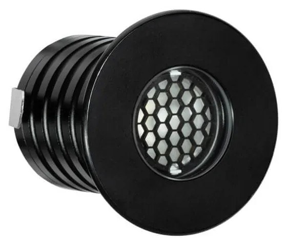 Segnapasso LED 3W, IP67, Anti-Abbagliamento, Nero, Professional Colore  Bianco Caldo 2.700K