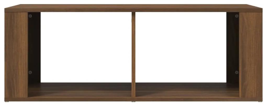 Tavolino da salotto rovere marrone100x50x36cm legno multistrato