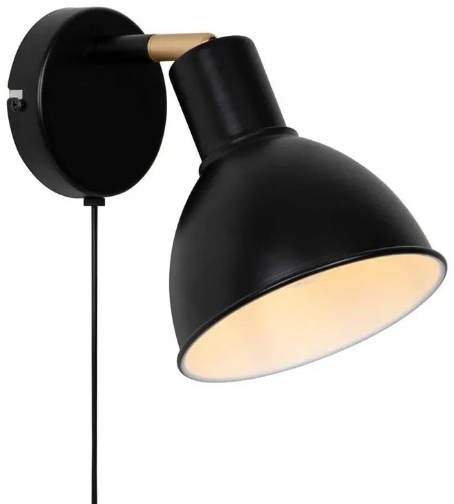 Pop Applique da Parete Matt Black - Nordlux