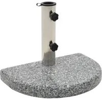 Base per Parasole in Granito Curva 10 kg Grigia cod mxl 42800