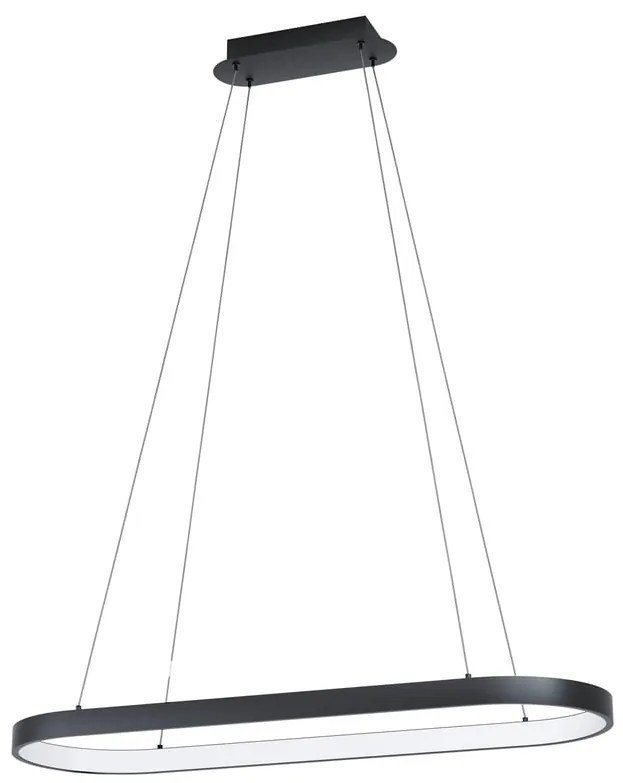 Lampadario LED design Codriales nero Ø0cm, luce calda 4000 lumen, EGLO