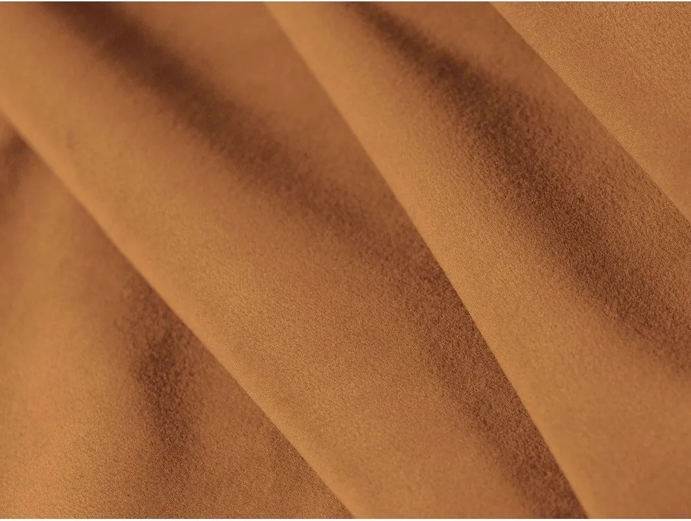 Letto matrimoniale imbottito arancione con rete inclusa 160x200 cm Aveline – Micadoni