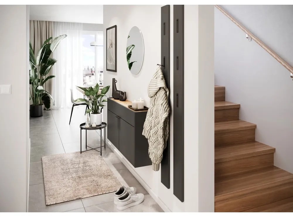 Armadietto color antracite 110x57x22 cm Ameca – Germania