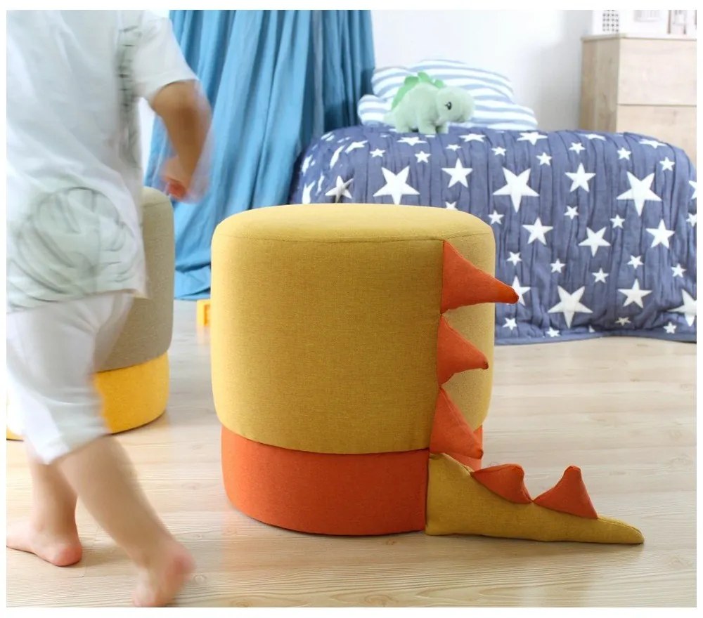 Pouf giallo per bambini Moouv - Artie