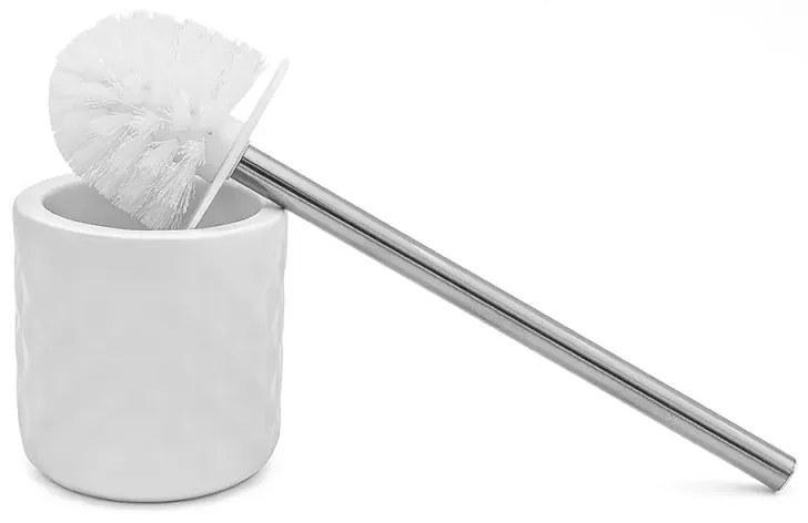 Scopino wc bianco da appoggio in ceramica Cristal
