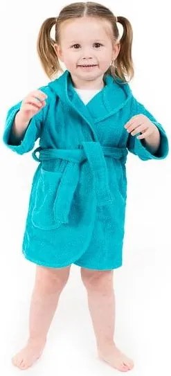 Accappatoio blu in cotone taglia 1-2 anni - Tiseco Home Studio