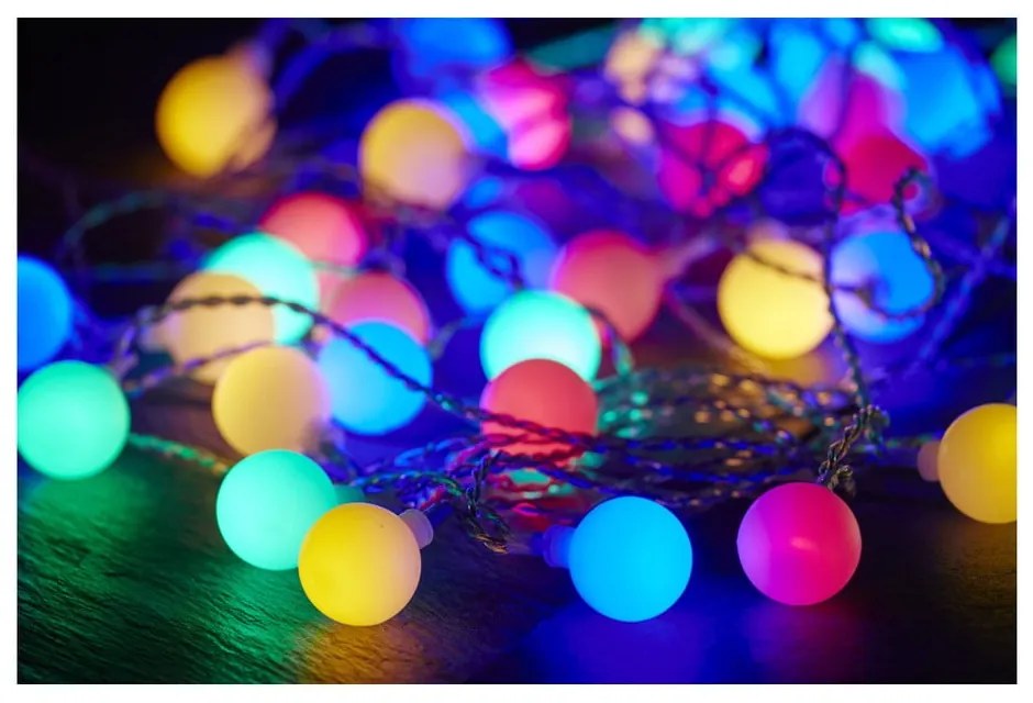 Catena luminosa colorata Partylights , lunghezza 7,35 m Berry - Star Trading