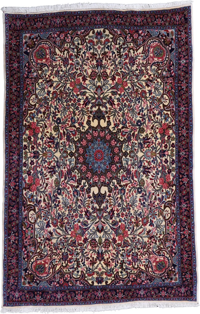 Bidjar Tappeto 130 x 200 (Iran) Annodato A Mano