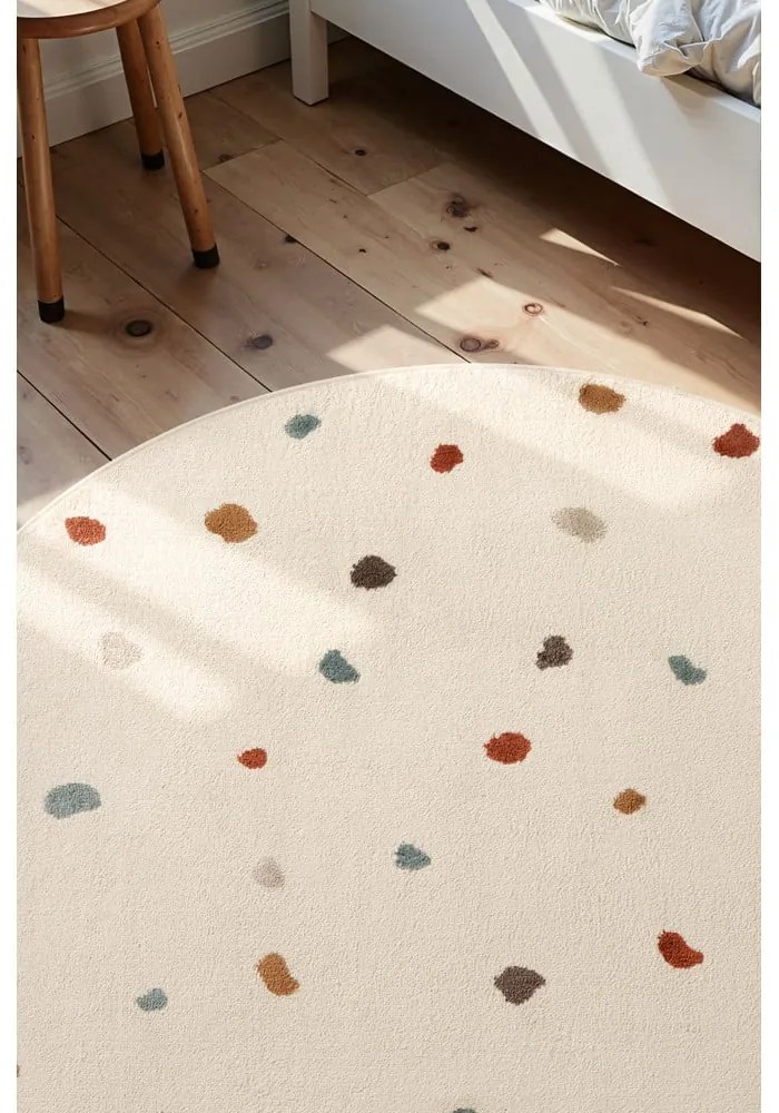 Tappeto per bambini color crema ø160 cm Funny Dots – Hanse Home