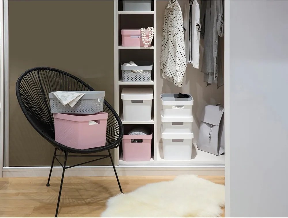 Contenitore bianco Simpla Lungo Fori Infinity - Curver