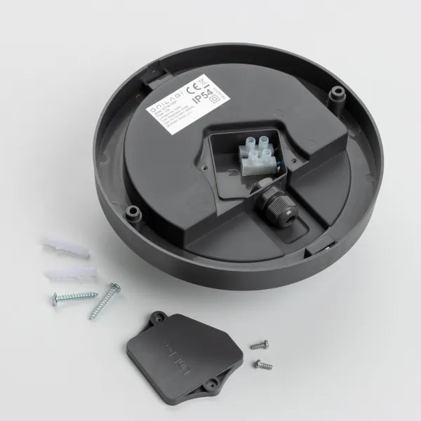 Brilagi - Plafoniera LED da esterno LED/13W/230V diametro 17 cm IP54 antracite