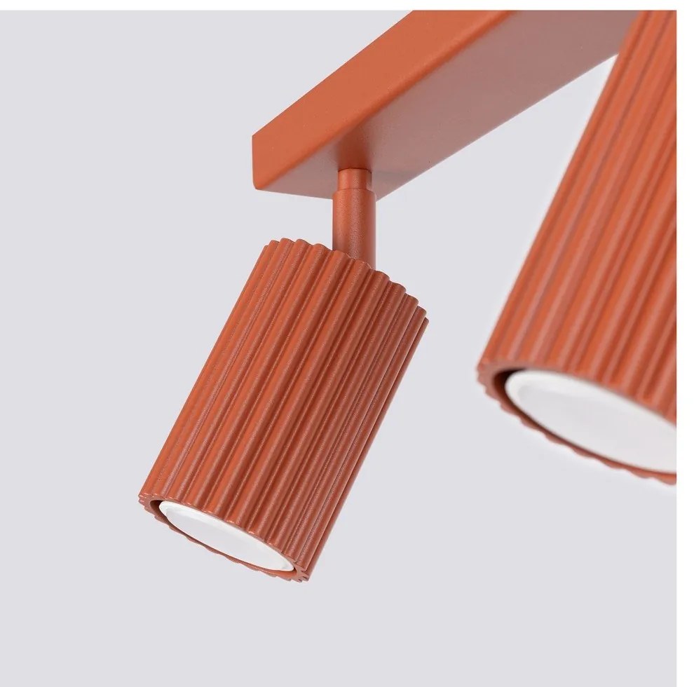 Faretto color mattone 6,5x30 cm Gleam – Sollux