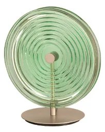 Lumetto LED da tavolo JOKEY in vetro decorato Verde 30x33 cm